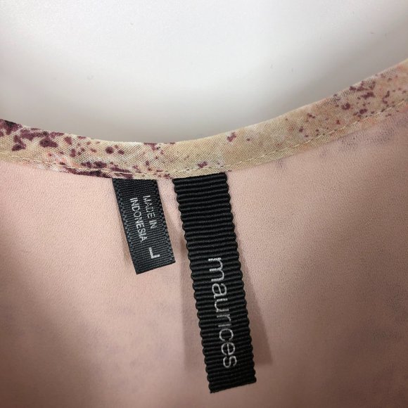 SOLD Maurices Layered Pattern Tank Top Sz L - Picture 3 of 6